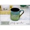 Dexsa Coffee Tea Soup Ceramic Mug | He alone is my rock and my salvation, my fortress where I will not be shaken Psalm 62:6 | 16 ounce Designer Mug with Inspiring Sentiment | Elegant Pottery Look